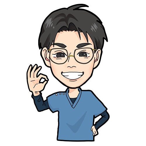 院長の似顔絵